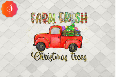 Farmer Farm Fresh Christmas Trees