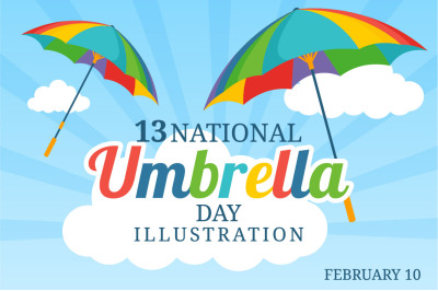 13 National Umbrella Day Illustration