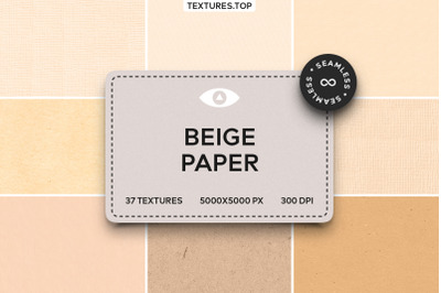 37 Seamless Beige Paper Texture Pack