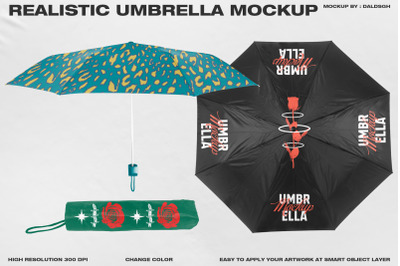 Realistic Umbrella Mockup