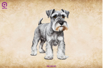 Schnauzer Dog Standing