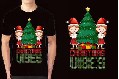 Christmas illustration T-shirt Design