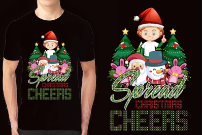 Christmas illustration T-shirt Design