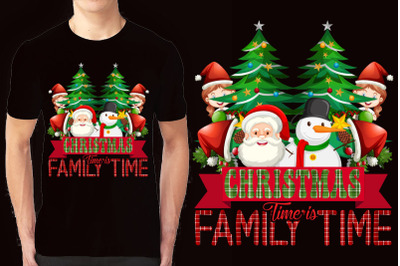 Christmas illustration T-shirt Design