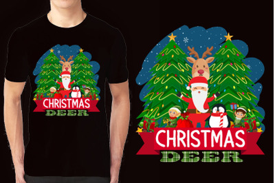 Christmas illustration T-shirt Design