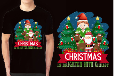 Christmas illustration T-shirt Design