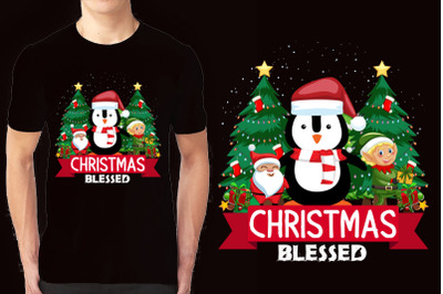 Christmas illustration T-shirt Design