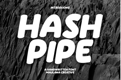 Hash Pipe Handwritten Font