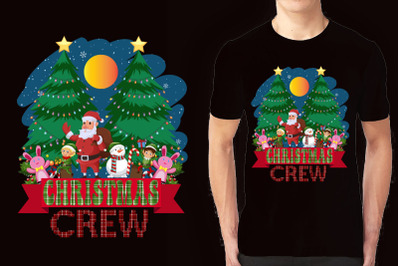 Christmas illustration T-shirt Design