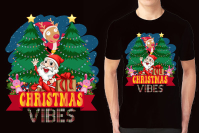 Christmas illustration T-shirt Design