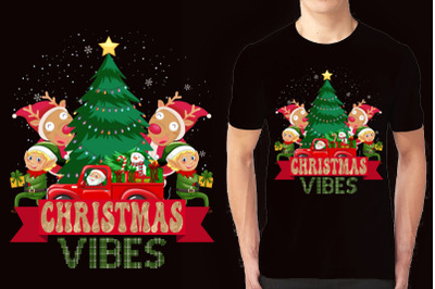 Christmas illustration T-shirt Design