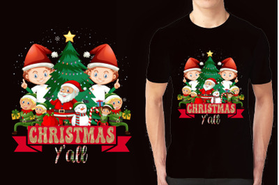 Christmas illustration T-shirt Design