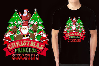 Christmas illustration T-shirt Design