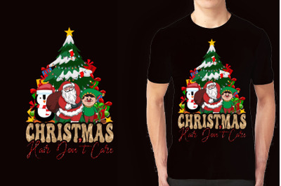 Christmas illustration T-shirt Design