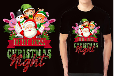 Christmas illustration T-shirt Design