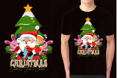 Christmas illustration T-shirt Design