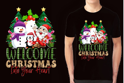 Christmas illustration T-shirt Design