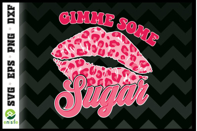 Gimme Some Sugar Leopard Lips Pink