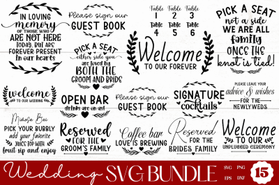 Wedding SVG Bundle