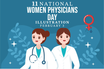 11 National Women Physicians Day Illustration