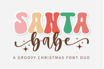 Santa Baby - A groovy font fuo