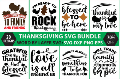 Thanksgiving SVG Bundle,Thanksgiving Svg Bundle, Fall Svg, Thankful Sv