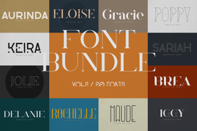 Creative font bundle Vol 2