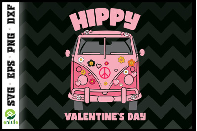 Hippy Valentine&#039;s Day Hippie Valentine