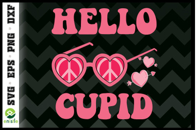 Hello Cupid Glasses Hippie Valentine