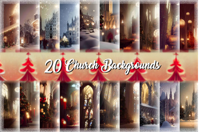 Church Background Christmas Bundle