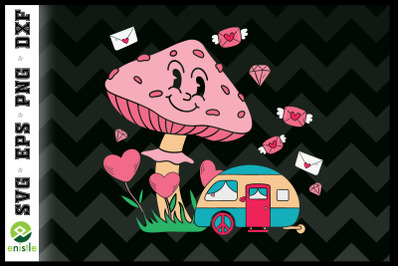 Hippie Valentine Mushroom Camp