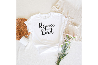 Rejoice in the Lord SVG&2C; Rejoice SVG&2C; Christian Quote SVG