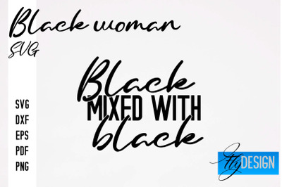 Black Woman SVG | Women Power SVG | Beauty SVG Design