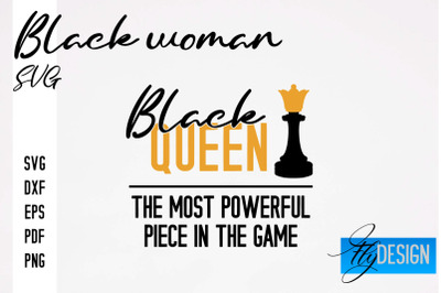 Black Woman SVG | Women Power SVG | Beauty SVG Design