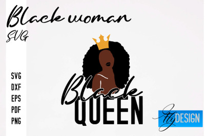 Black Woman SVG | Women Power SVG | Beauty SVG Design