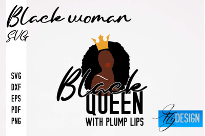 Black Woman SVG | Women Power SVG | Beauty SVG Design