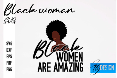 Black Woman SVG | Women Power SVG | Beauty SVG Design