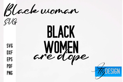 Black Woman SVG | Women Power SVG | Beauty SVG Design