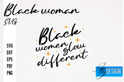 Black Woman SVG | Women Power SVG | Beauty SVG Design