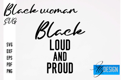 Black Woman SVG | Women Power SVG | Beauty SVG Design