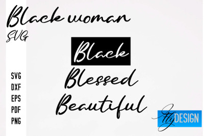 Black Woman SVG | Women Power SVG | Beauty SVG Design