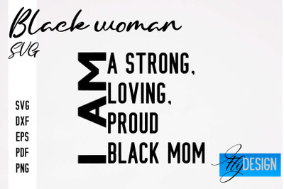 Black Woman SVG | Women Power SVG | Beauty SVG Design