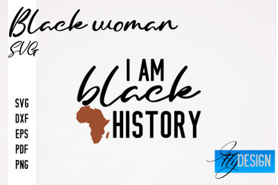 Black Woman SVG | Women Power SVG | Beauty SVG Design