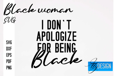 Black Woman SVG | Women Power SVG | Beauty SVG Design