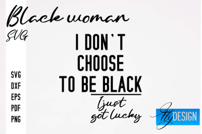 Black Woman SVG | Women Power SVG | Beauty SVG Design