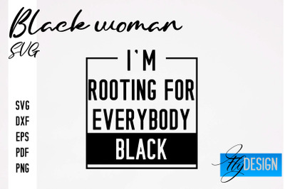 Black Woman SVG | Women Power SVG | Beauty SVG Design