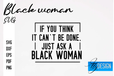 Black Woman SVG | Women Power SVG | Beauty SVG Design