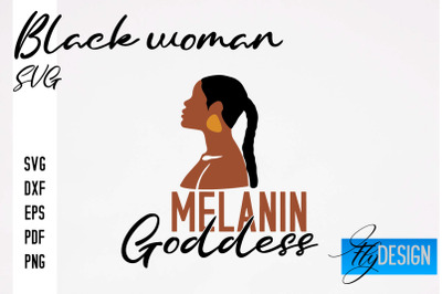 Black Woman SVG | Women Power SVG | Beauty SVG Design