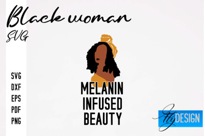 Black Woman SVG | Women Power SVG | Beauty SVG Design