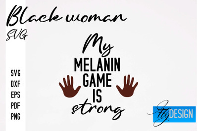 Black Woman SVG | Women Power SVG | Beauty SVG Design